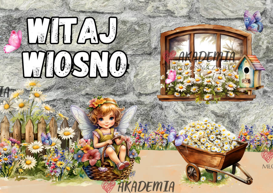 GAZETKA WIOSNA WITAJ WIOSNO