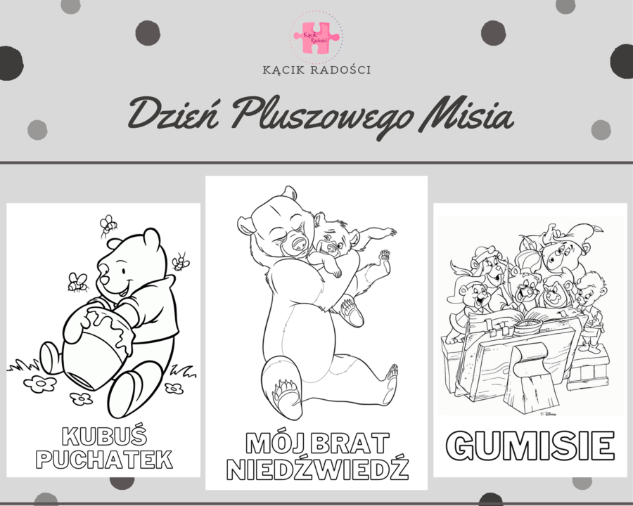 Kolorowanki ZNANE MISIE