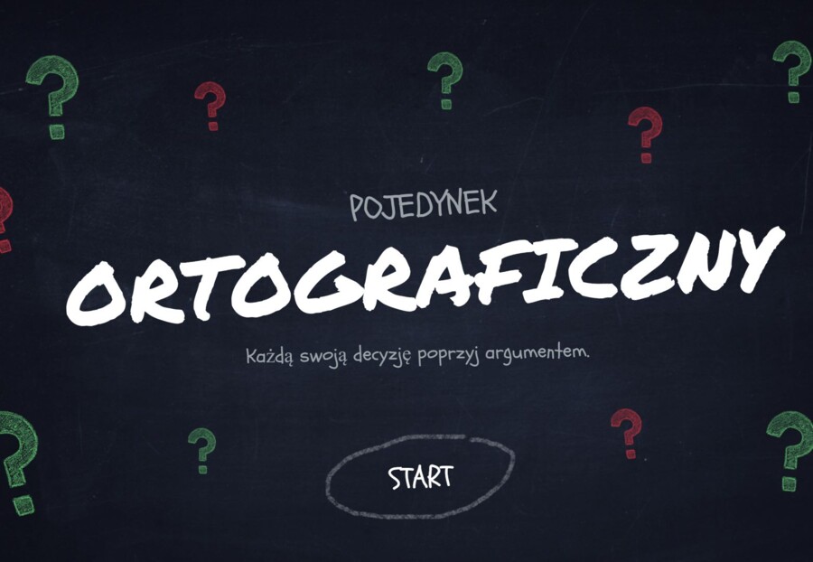 Ortografia rz/ż - Pojedynek Ortograficzny