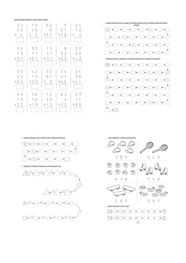 ĆWICZENIA MATEMATYCZNE