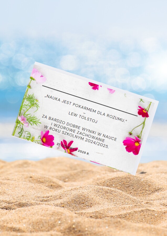 Wklejki do książek - zakończenie roku szkolnego, 1