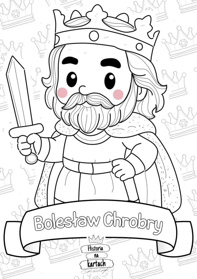Historia dla najmłodszych. Kolorowanki i łamigłówki z bohaterami Polski.