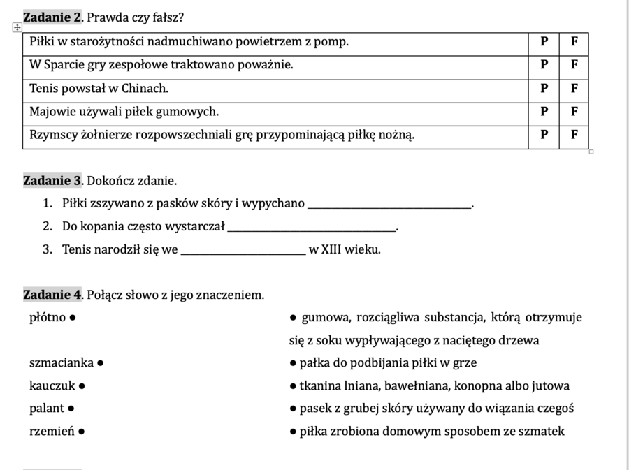 Czytanie ze zrozumieniem kl.4-6 - Piłka - Kopaliński