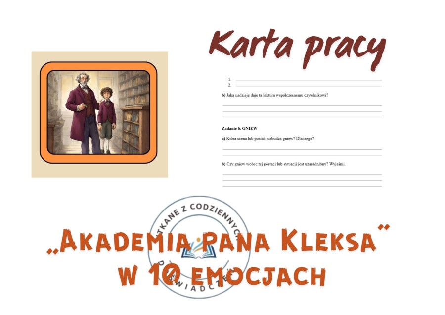 KARTA PRACY – „Akademia pana Kleksa” w 10 emocjach