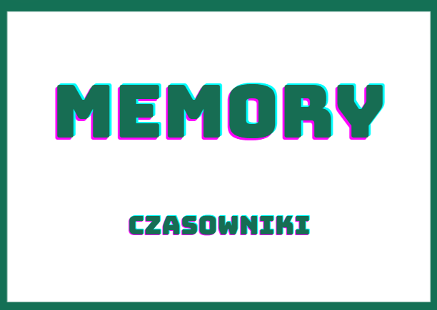 GRA MEMORY CZASOWNIKI JĘZYK POLSKI