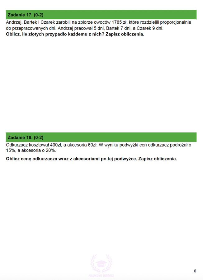 Arkusz próbny z matematyki E8 nr 4