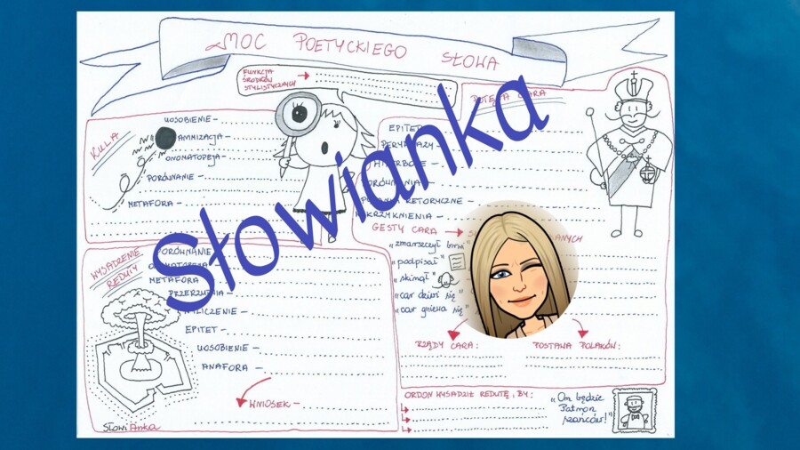 Rysunkowe karty pracy do wiersza „Reduta Ordona” Adama Mickiewicza + prezentacja w genially GRATIS