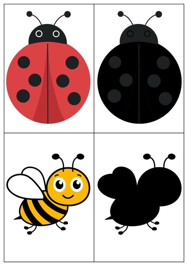 Wiosna - dopasuj cienie