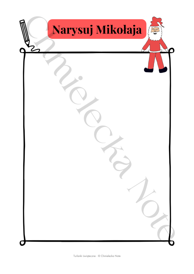 Wyturlaj Mikołaja - kreatywna gra bożonarodzeniowa dla dzieci i rodziny
