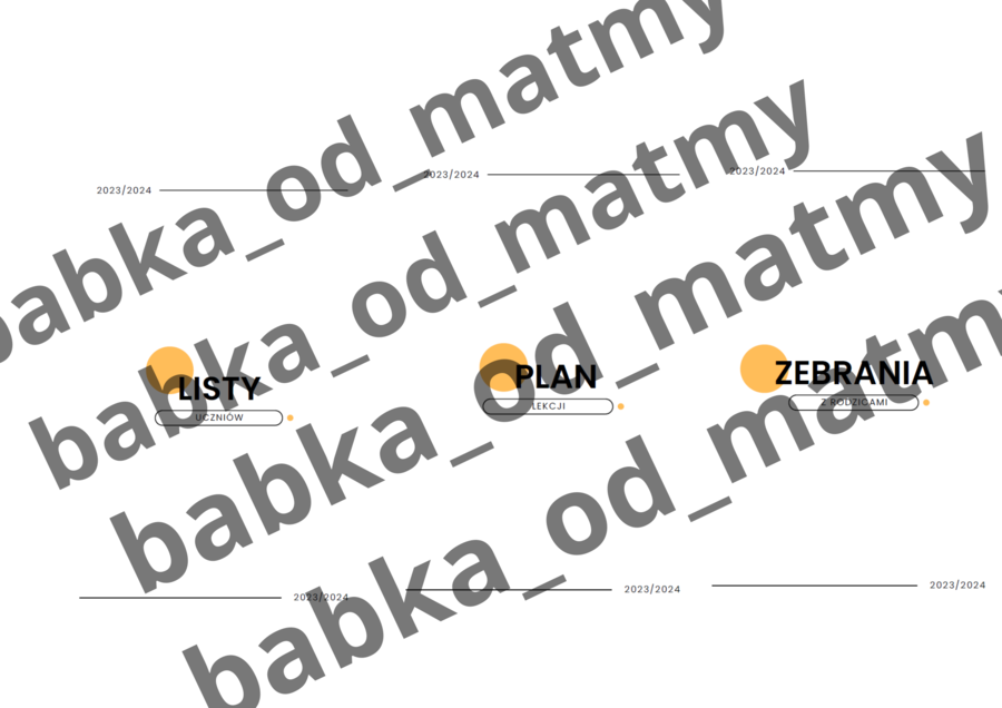 Teczka wychowawcy - przegródki, aby o niczym nie zapomnieć