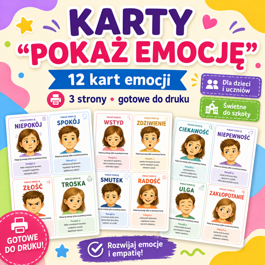 Karty. Pokaż emocję