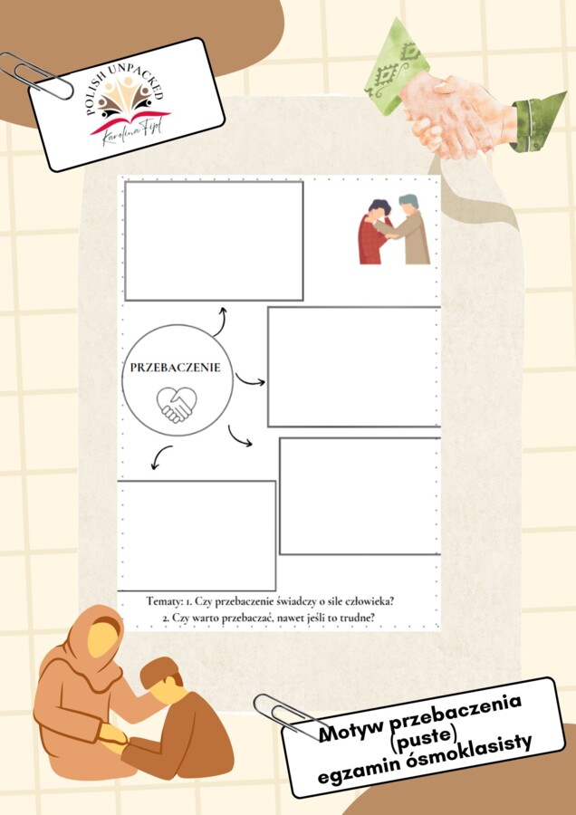 Motyw przebaczenia egzamin ósmoklasisty język polski 2025