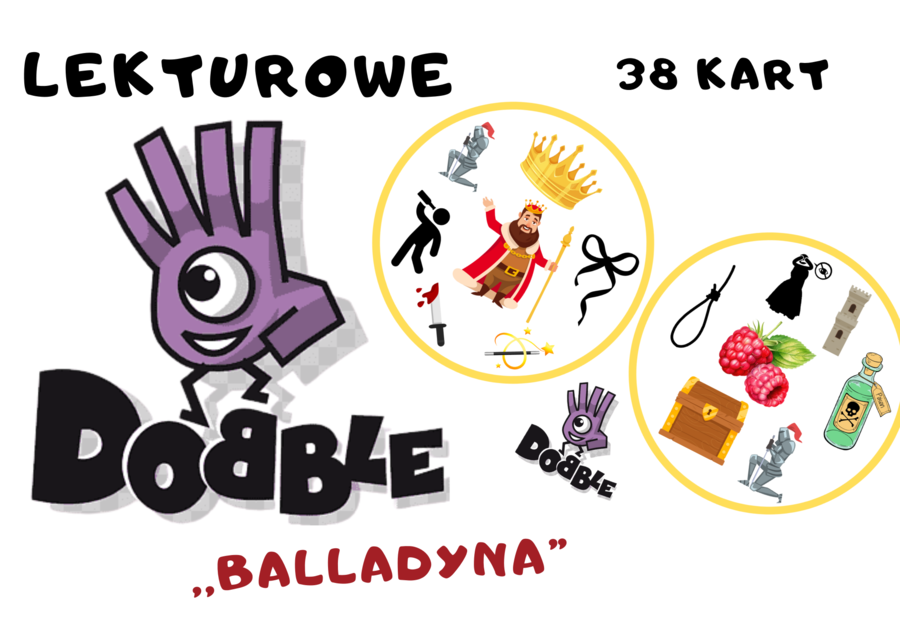 Lekturowe DOBBLE ,,Balladyna"