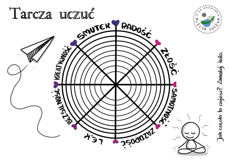 EMOCJE karty pracy dla dzieci i młodzieży - Alicja Soszka
