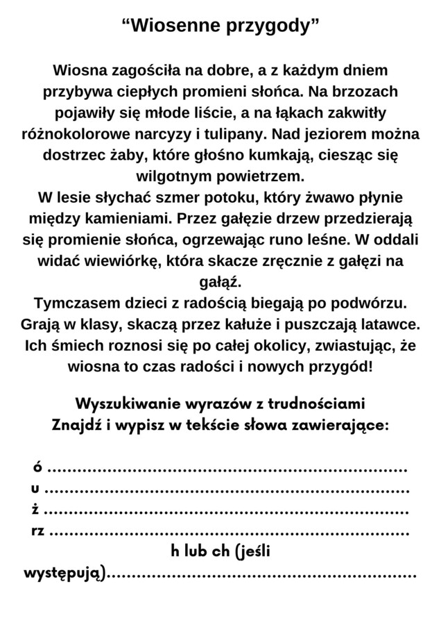 Kart Pracy – 100 stron ćwiczeń ortograficznych i czytania ze zrozumieniem