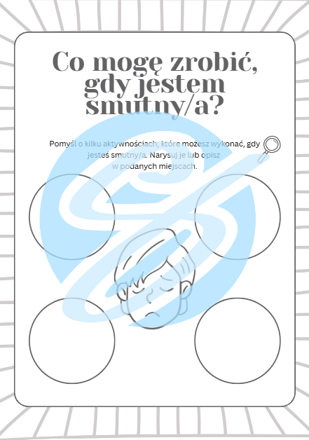 Co mogę zrobić? Reakcje na emocje – 4 karty pracy dla młodszych uczniów | Narzędzie dla nauczycieli i terapeutów