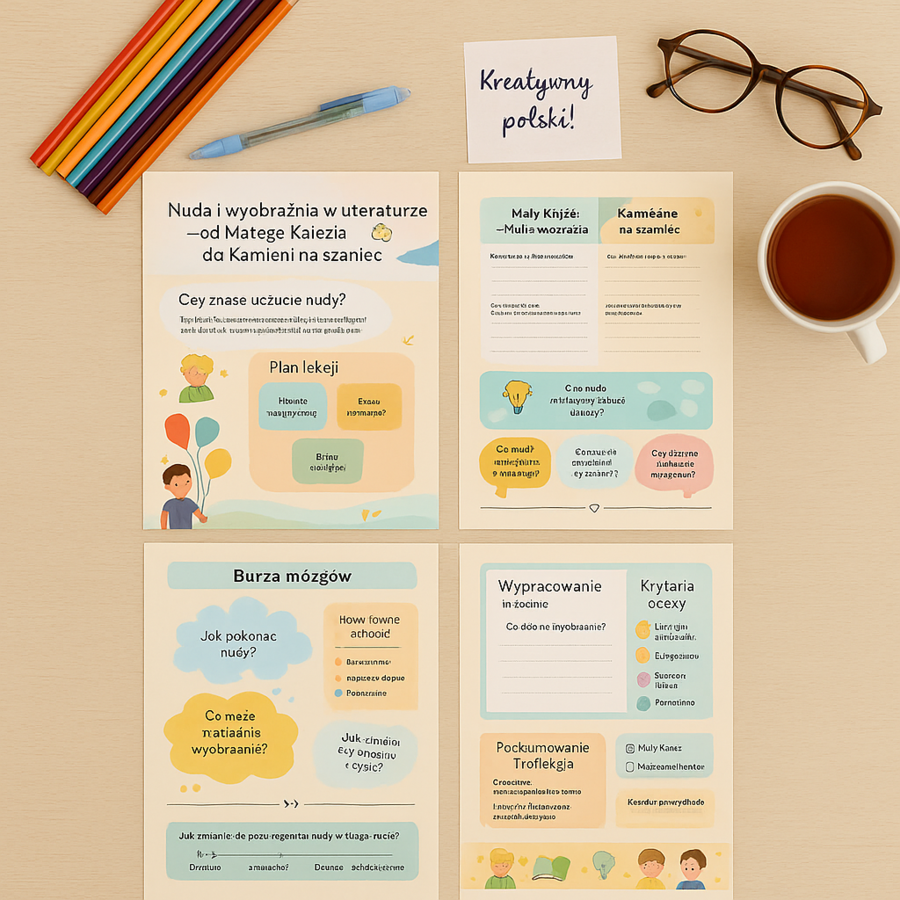 Nuda i wyobraźnia w literaturze – od Małego Księcia do Kamieni na szaniec. (Scenariusz lekcji języka polskiego)