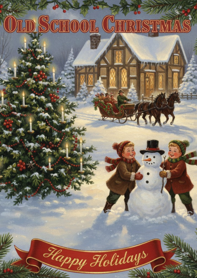 🎄📜 Old School Christmas. Angielski - gotowe lekcje