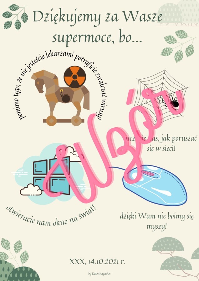 Kartka dla nauczyciela, Dzień Edukacji Narodowej, DEN, KEN