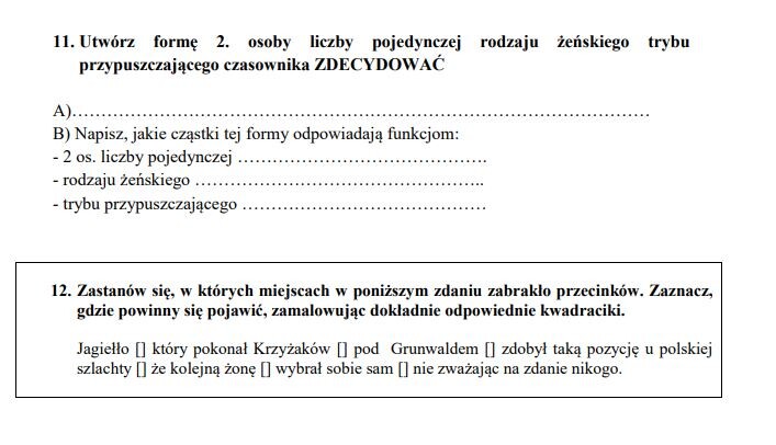 TEST PRZYGOTOWUJĄCY DO ETAPU OKRĘGOWEGO OLIJP DLA SP