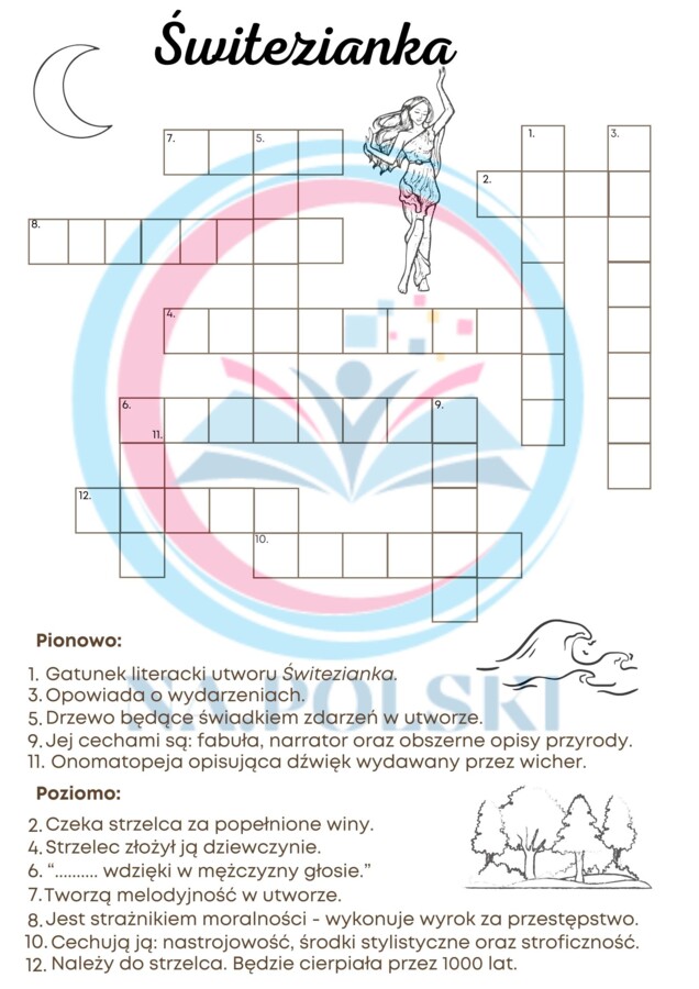 Świtezianka - krzyżówka