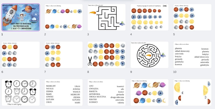 MATERIAŁY NA REWALIDACJĘ DLA PRZEDSZKOLAKÓW I KLAS 1-3