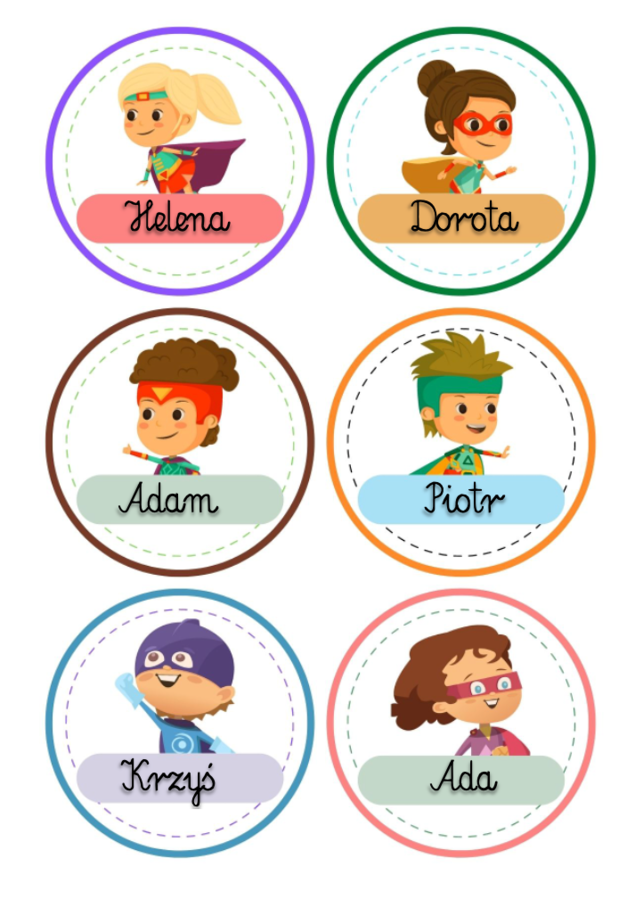 Etykiety - Superbohaterowie