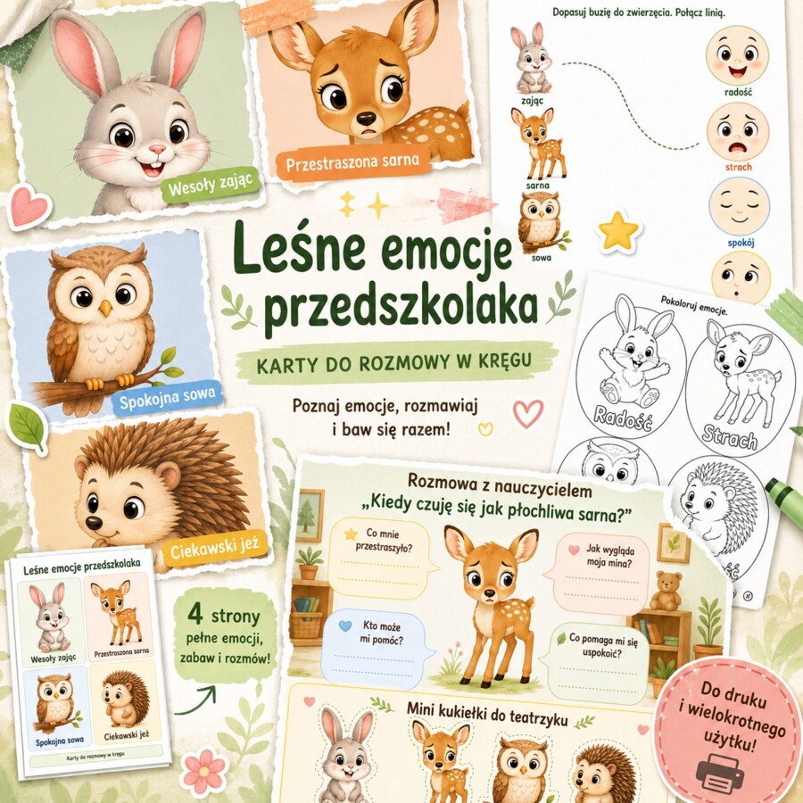 Leśne emocje przedszkolaka