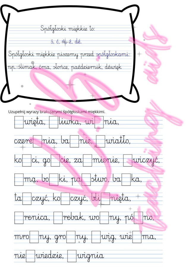 Spółgłoski miękkie