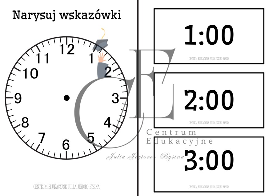 Nauka zegara- czas na edukacyjną podróż!