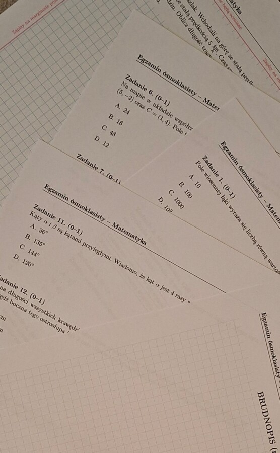Wiosenno-Majówkowy Pakiet Arkuszy E8 z Matematyki (3 sztuki!)