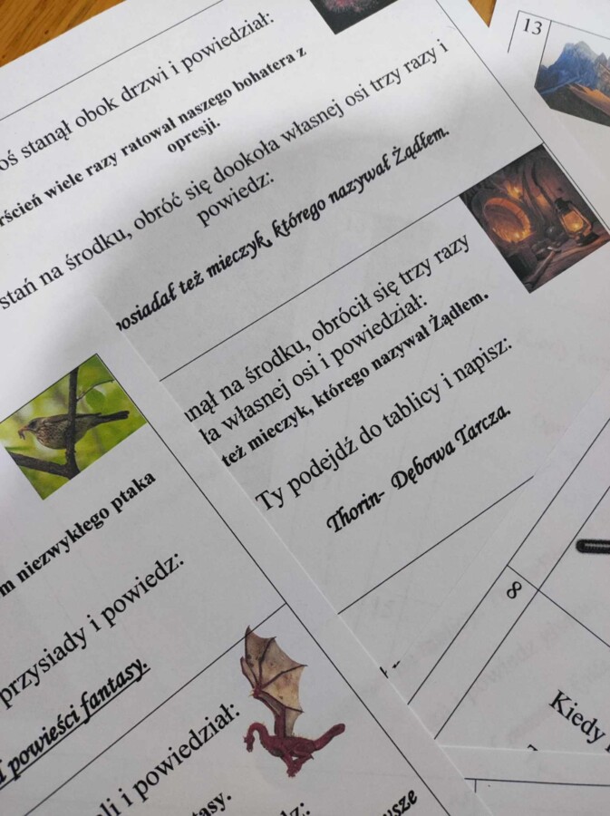 "Hobbit...- test na uważność”