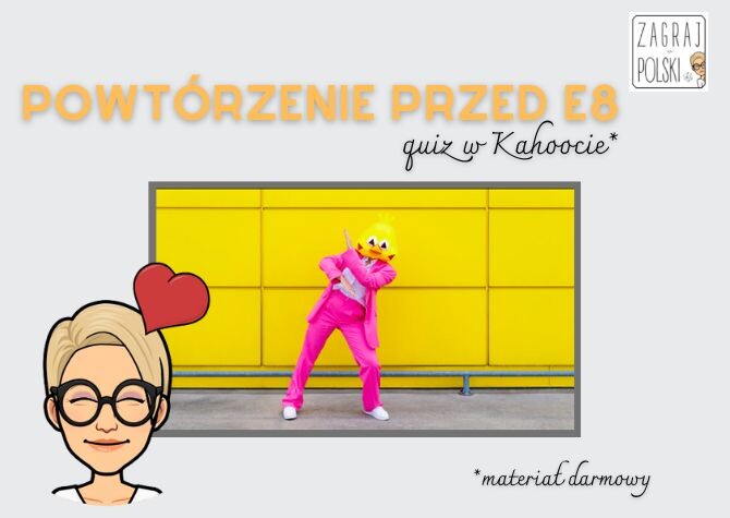 Quiz powtórzeniowy przed egzaminem ósmoklasisty (lektury + gramatyka)