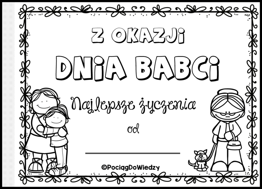 Dzień Babci i Dziadka - Książeczki upominkowe