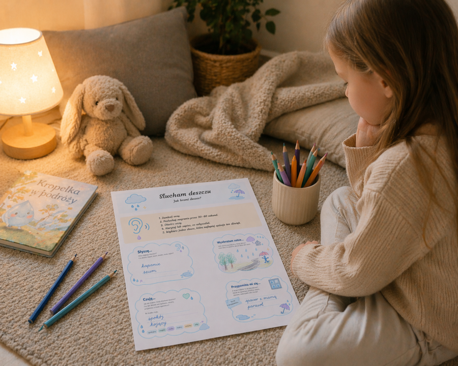 Karta słuchacza „Jak brzmi deszcz?”