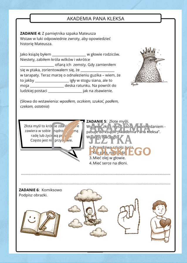 Frazeologia w lekturach 4-6