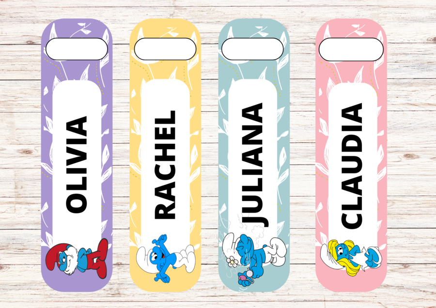 Znaczki do szafki, na półki czy szuflady - zestaw