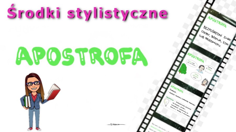 Środki stylistyczne: apostrofa - film youtube
