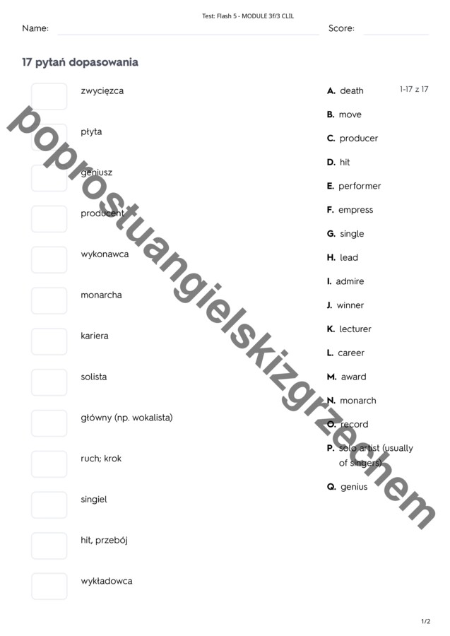 Flash 5 – Module 3 – testy