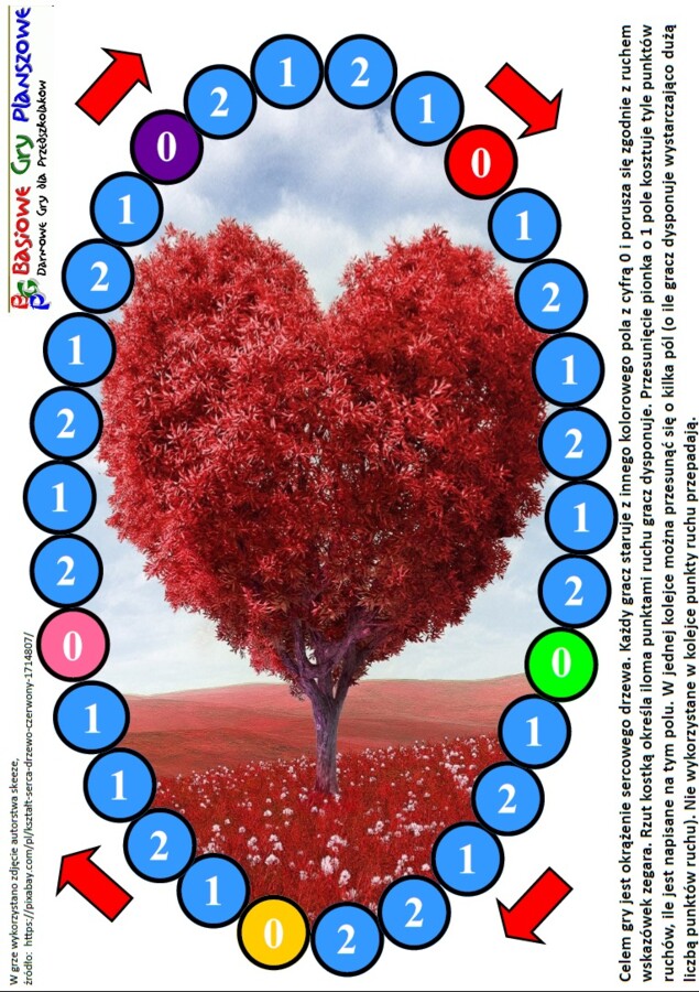 Sercowe drzewo – Gra planszowa