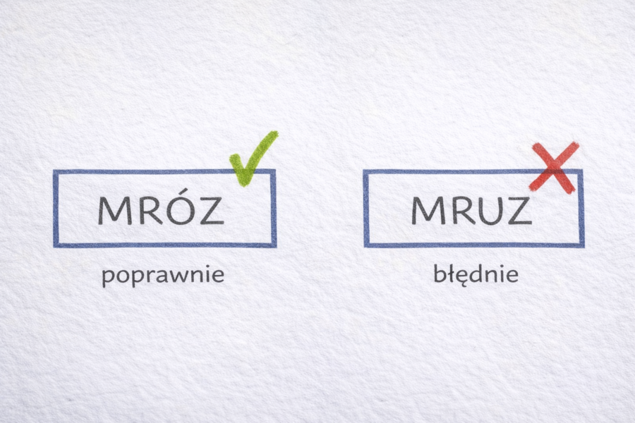 PISOWNIA WYRAZÓW Z "Ó" [Karta pracy, sprawdzian}