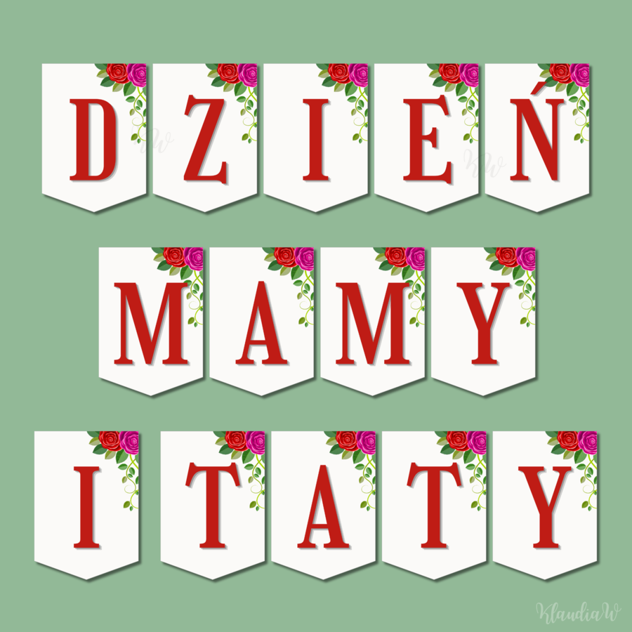 DZIEŃ MAMY I TATY - GIRLANDA