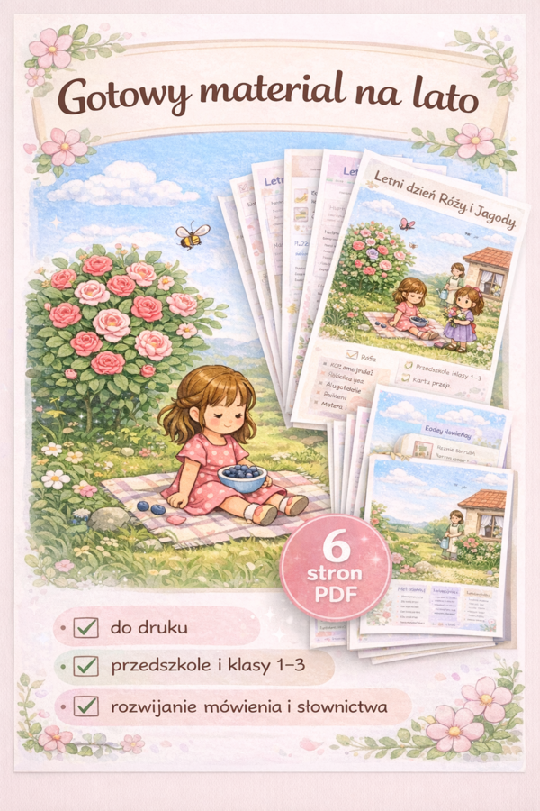 Letni dzień Róży i Jagody