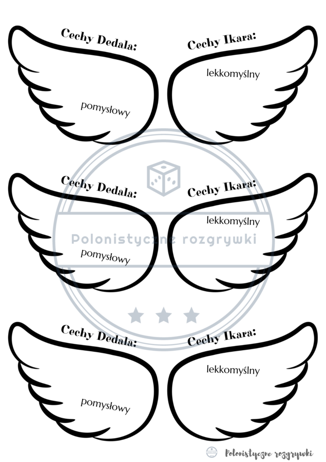 Mit o Dedalu i Ikarze. Mitologia