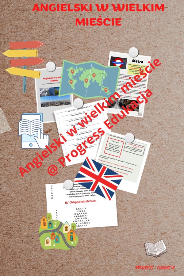 Angielski w wielkim mieście. Językowy poradnik na miejskie wędrówki.