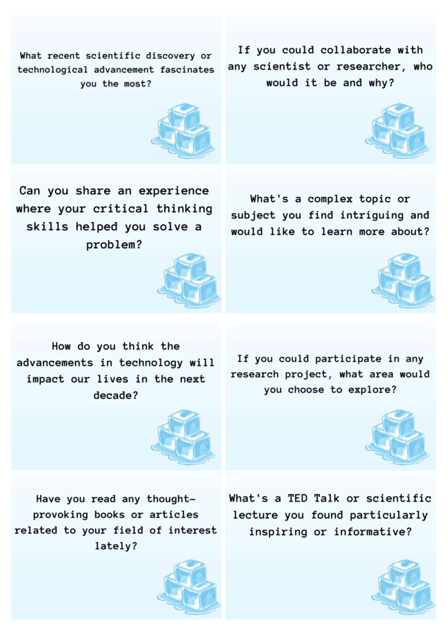 Ice breakers Matura rozszerzona