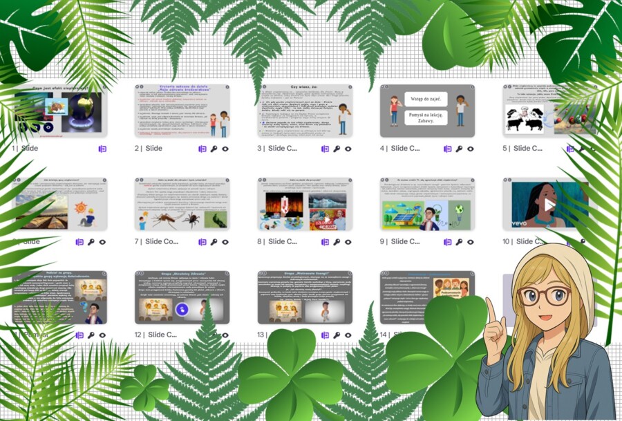 Prezentacja multimedialna w genial.ly „Czym jest efekt cieplarniany?" Edukacja zdrowotna. Klasa 5. Dział „Moje zdrowie środowiskowe".