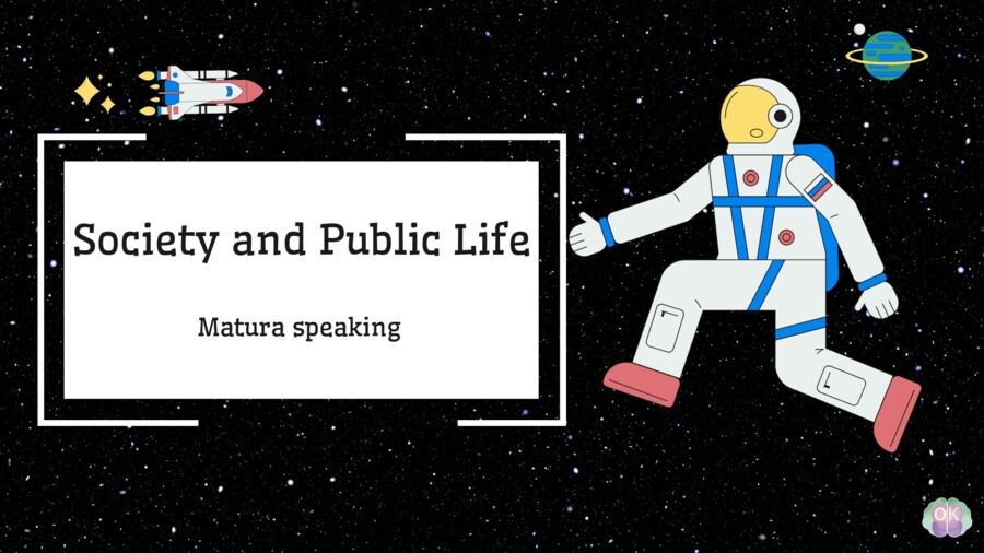 🎓 Speaking Practice – Society and Public Life (Matura Speaking Pack) 🗣️ (materiał na zajęcia przygotowujące do matury ustnej, poziom B1/B2, 23 strony)matura ustna, speaking matura, życie społeczne, społeczeństwo, public life, konwersacje po angielsku, py