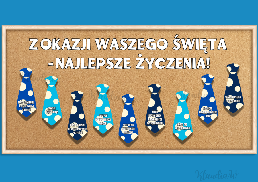 GAZETKA NA DZIEŃ CHŁOPAKA – „Z OKAZJI WASZEGO ŚWIĘTA - NAJLEPSZE ŻYCZENIA!”