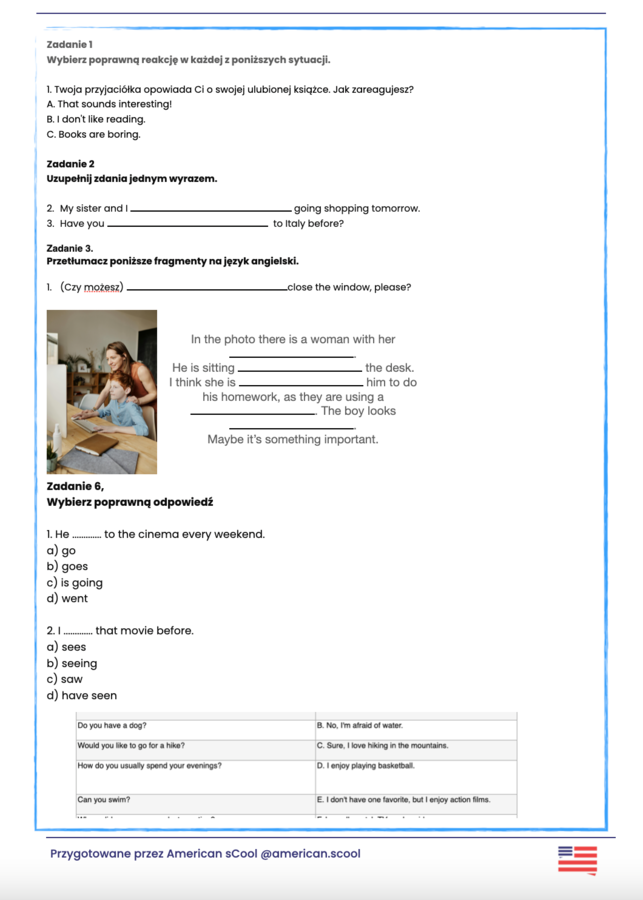 Powtórka część 2 do E8 angielski (1)